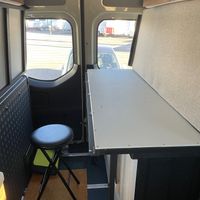 Folding Vinyl Counter Stool