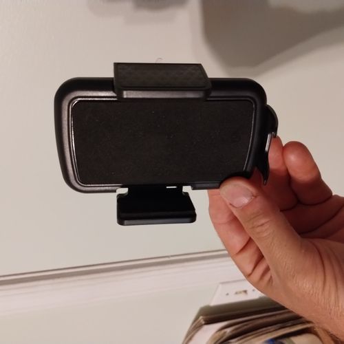 Cell phone mount for inside RV window