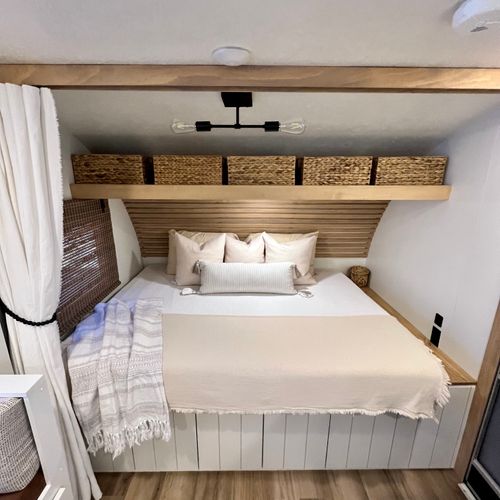 Changing a Murphy bed to a regular short queen bed